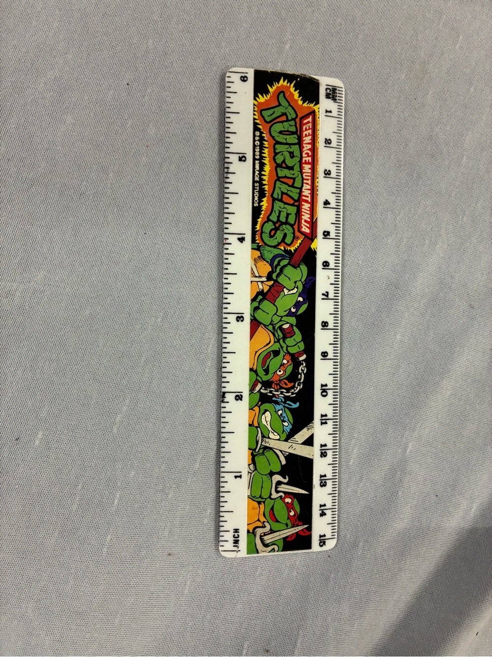 Teenage Mutant Ninja Turtles Vintage Ruler 1989 Mirage Studios
- Marks